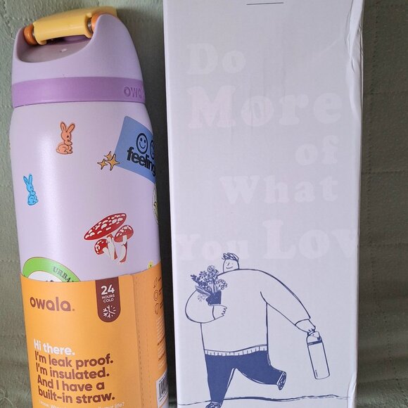 NWT Owala Dear Diary FreeSip 32 oz Water Bottle - Picture 2 of 2